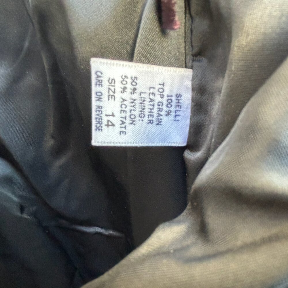 VINTAGE 100% Genuine Leather Pants - Picture 5 of 5